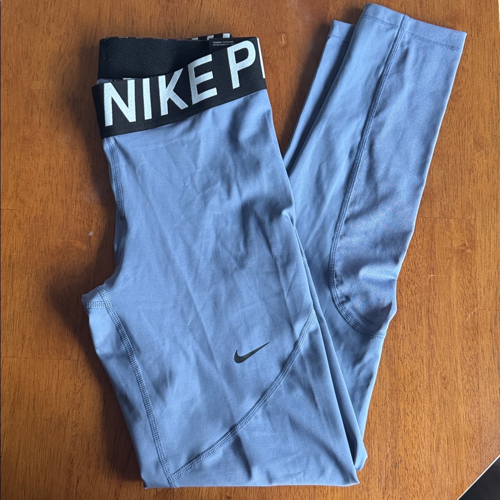 Nike pro purple leggings
